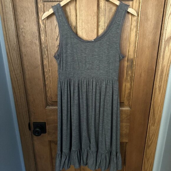 New Candie’s Dress‎ Y2K 90s Grey Flower Medium Tiered Candies Retro - Picture 5 of 6